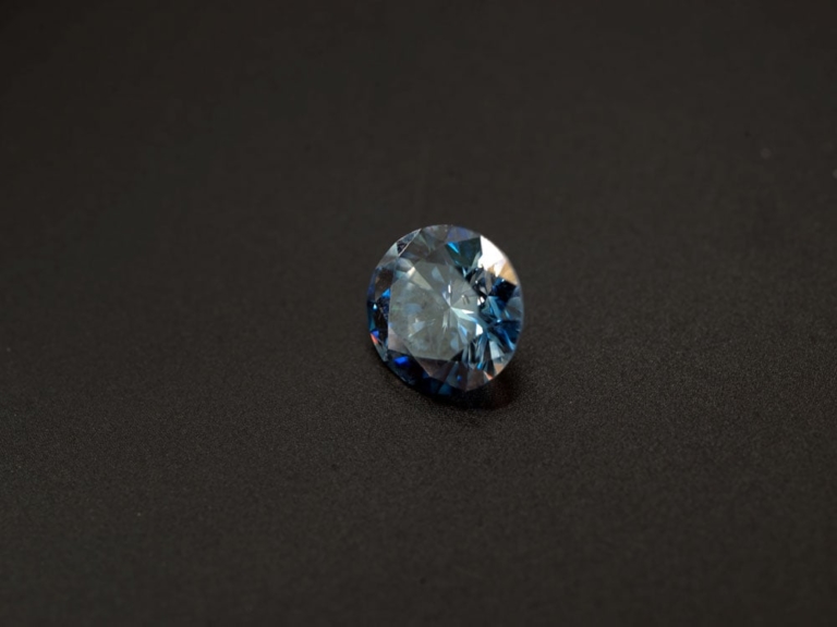 Brilliant cut cremation diamond from ashes